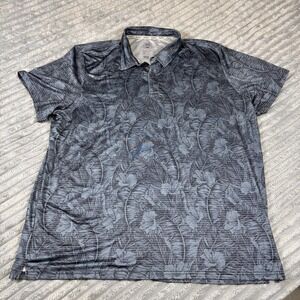 Flag Flag & Anthem Montauk Botanical Performance UPF Floral Polo size‎ 2XL
